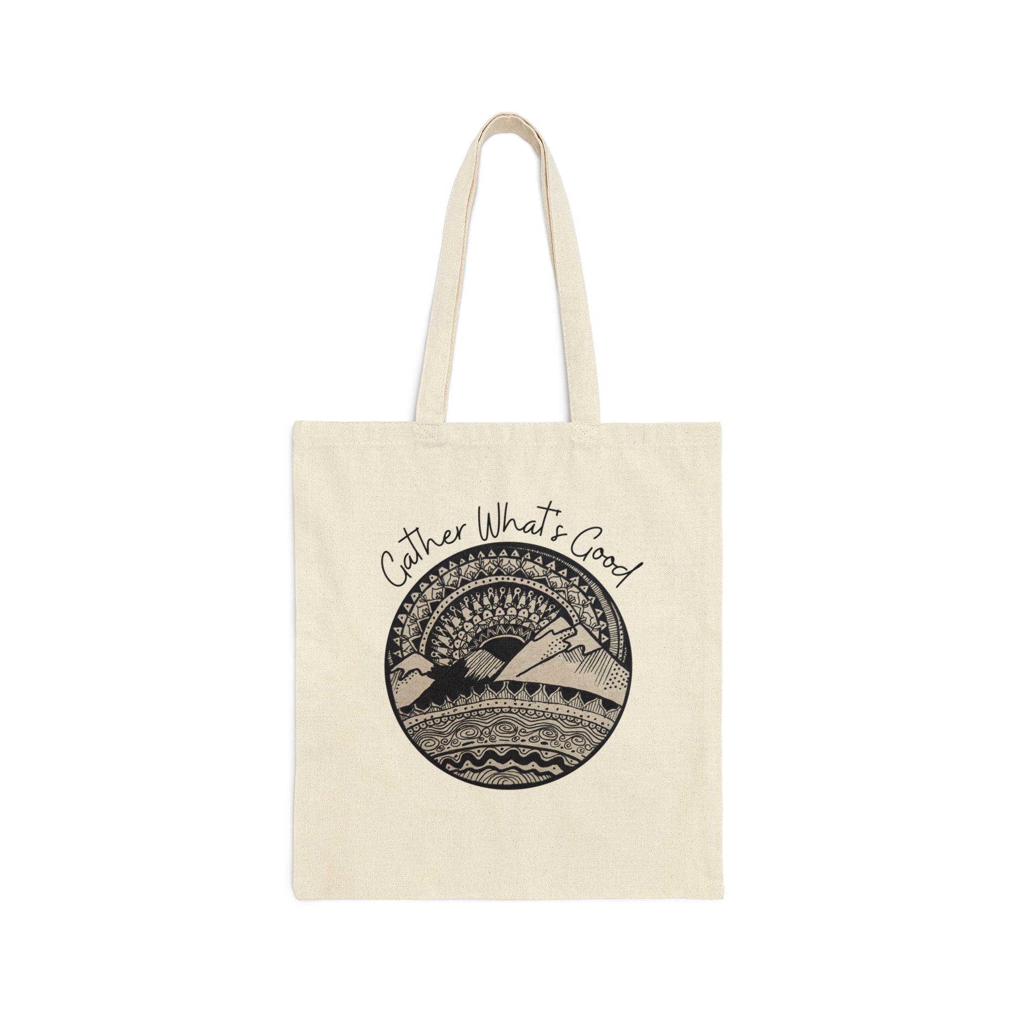 Mandala Zentangle Beach Bag Tote – Eryn Kipner